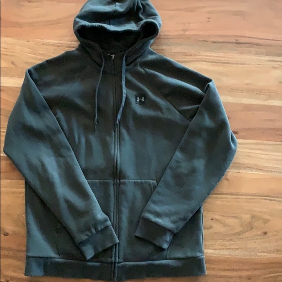 Men's UA Rival Fleece Full Zip Hoodie - Picture 5 of 9